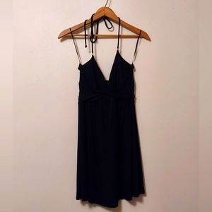 Express Short Black Halter Strap Dress XSmall New Simple Holiday